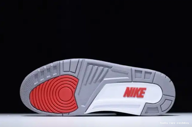 Rep Husky 854262-001 Black Jordan 3 Cement Air 0516
